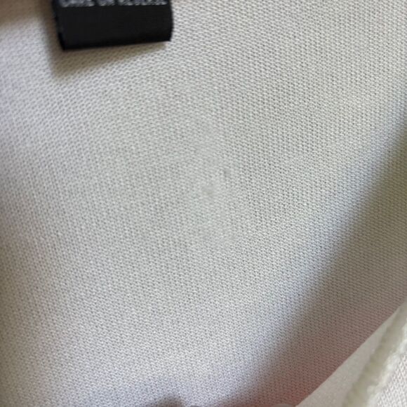 J'ENVIE New York White Green Blue Red 3/4 Sleeve Blouse Women's L - Picture 11 of 11